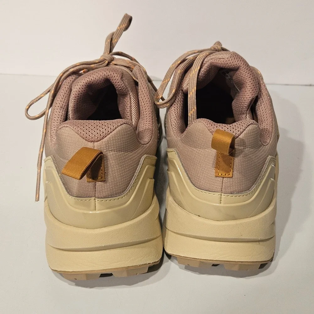 Adidas Terrex Swift R3 Hiking Shoes Mens 13 Beige Orange GZ0359 Low Top Sneaker